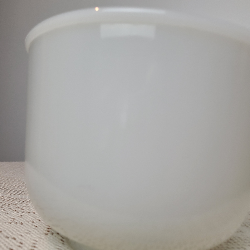Vintage Glasbake Made for Sunbeam Mixer White Milk Glass Mixing Bowl # 20CJ USA - Picture 11 of 12